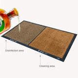 2 Pieces Disinfecting Mat Sanitizing Floor Mat Entrance Doormat Entry Rug