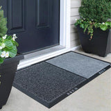 2 Pieces Disinfecting Mat Sanitizing Floor Mat Entrance Doormat Entry Rug
