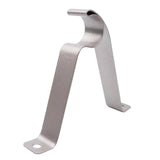 Maxbell 4xAdjustable 19-25mm Curtain Rod Brackets Window Blind Rod Holders Home Decor 22mm silver
