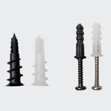 Maxbell 4xAdjustable 19-25mm Curtain Rod Brackets Window Blind Rod Holders Home Decor 22mm silver