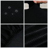 Maxbell Office Computer Chair Stretchable Rotating Chair Seat Covers Black