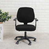 Maxbell Office Computer Chair Stretchable Rotating Chair Seat Covers Black