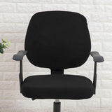 Maxbell Office Computer Chair Stretchable Rotating Chair Seat Covers Black