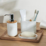 Maxbell Bathroom Accessories Set Toothbrush Holder Soap Dispenser Toothbrush Holder,