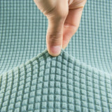 Shell Chair Seat Cover Conferences Hotel Dining Room Slipcover Anti-Dust green