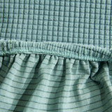 Shell Chair Seat Cover Conferences Hotel Dining Room Slipcover Anti-Dust green