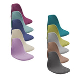 Shell Chair Seat Cover Conferences Hotel Dining Room Slipcover Anti-Dust green