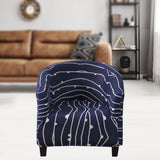 Maxbell 2x Tub Chair Covers Armchair Slipcovers Sofa Cover Couch Furniture Protector