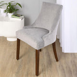 Stretch Wingback Chair Cover Slipcover Reusable Arm Chair Cover Light  Gray