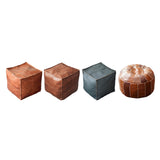 Maxbell 2x Boho Moroccan Pouf Cover Footstool Storage Ottoman Room Living Room