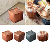 Maxbell 2x Boho Moroccan Pouf Cover Footstool Storage Ottoman Room Living Room