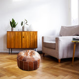 Maxbell 2x Boho Moroccan Pouf Cover Footstool Storage Ottoman Room Living Room