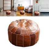Maxbell 2x Boho Moroccan Pouf Cover Footstool Storage Ottoman Room Living Room