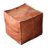 Maxbell 2pcs Boho Moroccan Pouf Cover Footstool Storage Ottoman Decor Living Room