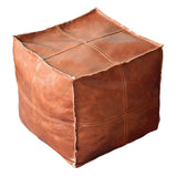 Maxbell 2pcs Boho Moroccan Pouf Cover Footstool Storage Ottoman Decor Living Room