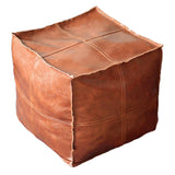 Maxbell 2pcs Boho Moroccan Pouf Cover Footstool Storage Ottoman Decor Living Room