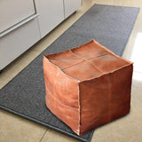 Maxbell 2pcs Boho Moroccan Pouf Cover Footstool Storage Ottoman Decor Living Room