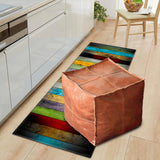 Maxbell 2pcs Boho Moroccan Pouf Cover Footstool Storage Ottoman Decor Living Room