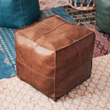 Maxbell 2x Boho Moroccan Pouf Cover Footstool Storage Ottoman Room Living Room