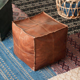 Maxbell 2x Boho Moroccan Pouf Cover Footstool Storage Ottoman Room Living Room