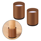 Furniture Risers Bed Riser Chair Leg Lifts Couch Lifter Round 4x5cm Brown