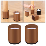 Furniture Risers Bed Riser Chair Leg Lifts Couch Lifter Round 4x5cm Brown