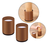 Furniture Risers Bed Riser Chair Leg Lifts Couch Lifter Round 4x5cm Brown