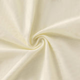 Elastic Shell Chair Cover Solid Color Banquet Home Soft Polyester Slipcover cream white