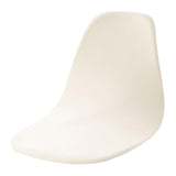 Elastic Shell Chair Cover Solid Color Banquet Home Soft Polyester Slipcover cream white