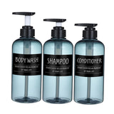 Maxbell 6Pc Foaming Soap Dispenser Lotion Shampoo Pump Bottle Blue-Black