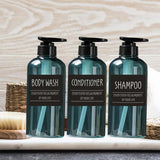 Maxbell 6Pc Foaming Soap Dispenser Lotion Shampoo Pump Bottle Blue-Black