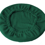 Maxbell 2Pcs Luxury Round Bar Stool Cushion Covers with Elastic Dustproof Slipcover