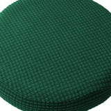 Maxbell 2Pcs Luxury Round Bar Stool Cushion Covers with Elastic Dustproof Slipcover