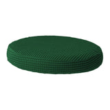 Maxbell 2Pcs Luxury Round Bar Stool Cushion Covers with Elastic Dustproof Slipcover