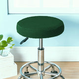 Maxbell 2Pcs Luxury Round Bar Stool Cushion Covers with Elastic Dustproof Slipcover