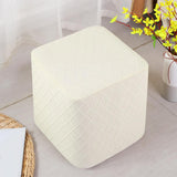 Maxbell 2x Stretch Ottoman Cover Foot Rest Stool Covers Washable for Living Room