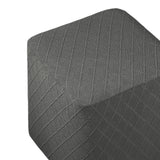 Maxbell 2x Stretch Ottoman Cover Foot Rest Stool Covers Washable for Living Room