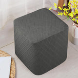 Maxbell 2x Stretch Ottoman Cover Foot Rest Stool Covers Washable for Living Room
