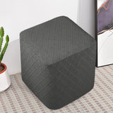 Maxbell 2x Stretch Ottoman Cover Foot Rest Stool Covers Washable for Living Room