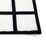 Maxbell Square Sublimation Blanks Panel Pillow Case Pillowcase 16" x 16 DIY 9 Grid