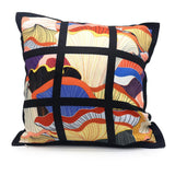 Maxbell 2x Sublimation Blank Throw Pillow Cushion Cover 40x40cm DIY (Black White)