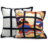 Maxbell Square Sublimation Blanks Panel Pillow Case Pillowcase 16" x 16 DIY 9 Grid
