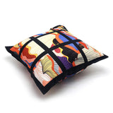 Maxbell 2x Sublimation Blank Throw Pillow Cushion Cover 40x40cm DIY (Black White)