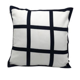 Maxbell Square Sublimation Blanks Panel Pillow Case Pillowcase 16" x 16 DIY 9 Grid