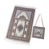 Maxbell 2x Islamic Prayer Rugs Ramadan Gifts Home Decor Ethnic Style for Women Men