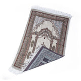 Maxbell 2x Islamic Prayer Rugs Ramadan Gifts Home Decor Ethnic Style for Women Men