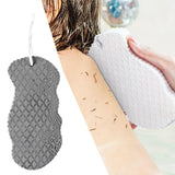 Exfoliating Bath Sponge SPA Scrub Exfoliating Reusable for Baby Adults Gray