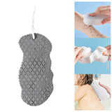 Exfoliating Bath Sponge SPA Scrub Exfoliating Reusable for Baby Adults Gray