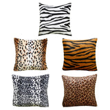 17x17inch Square Throw Pillow Cover Pillow Covers for Home Car Black White