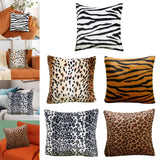 17x17inch Square Throw Pillow Cover Pillow Covers for Home Car Black White